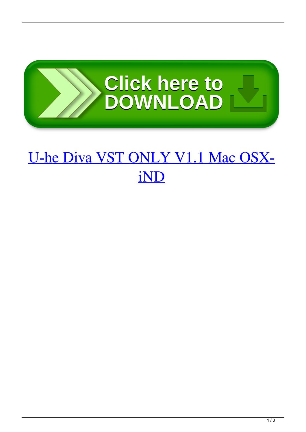 Diva Plugin Free Download Mac